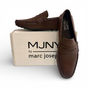 MARC JOSEPH New York Men's Nebraska Slip On Leather Penny Loafers, New! Size 11